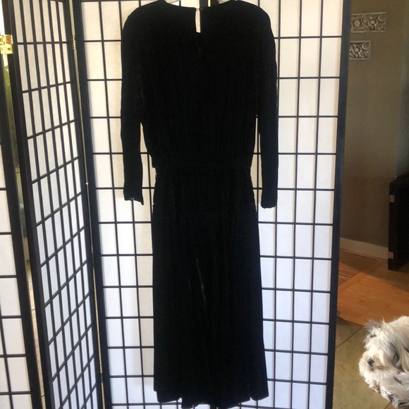 Donna Morgan Vintage 1980/90’s black velvet dress - Picture 4 of 5
